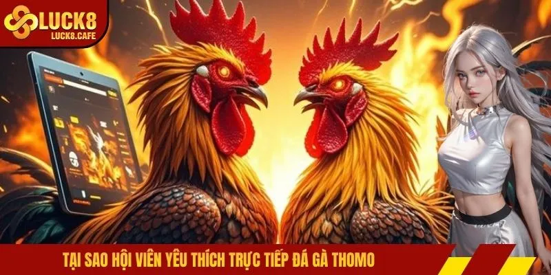 Tại sao hội viên yêu thích trực tiếp đá gà Thomo
